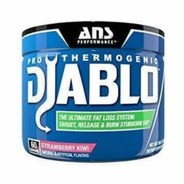 ANS DIABLO AM 60 SERVING FAT BURNER THERMOGENIC NON ULTRA RIPPED PEMBAKAR lemak