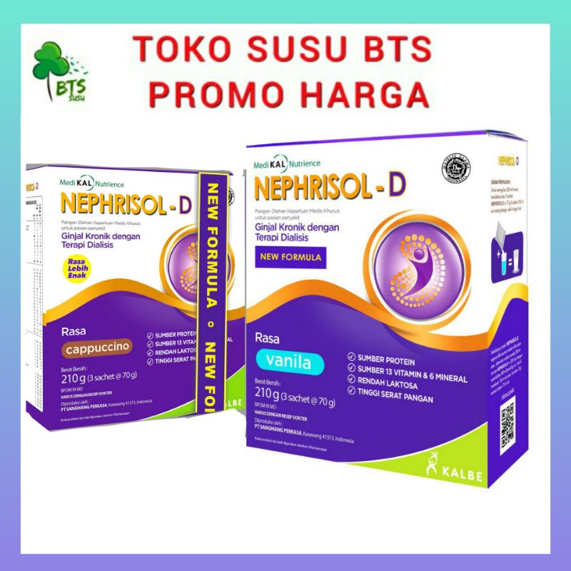 

NEPHRISOL D 231 KALBE SUSU NEPHRISOL DIALISIS CUCI DARAH