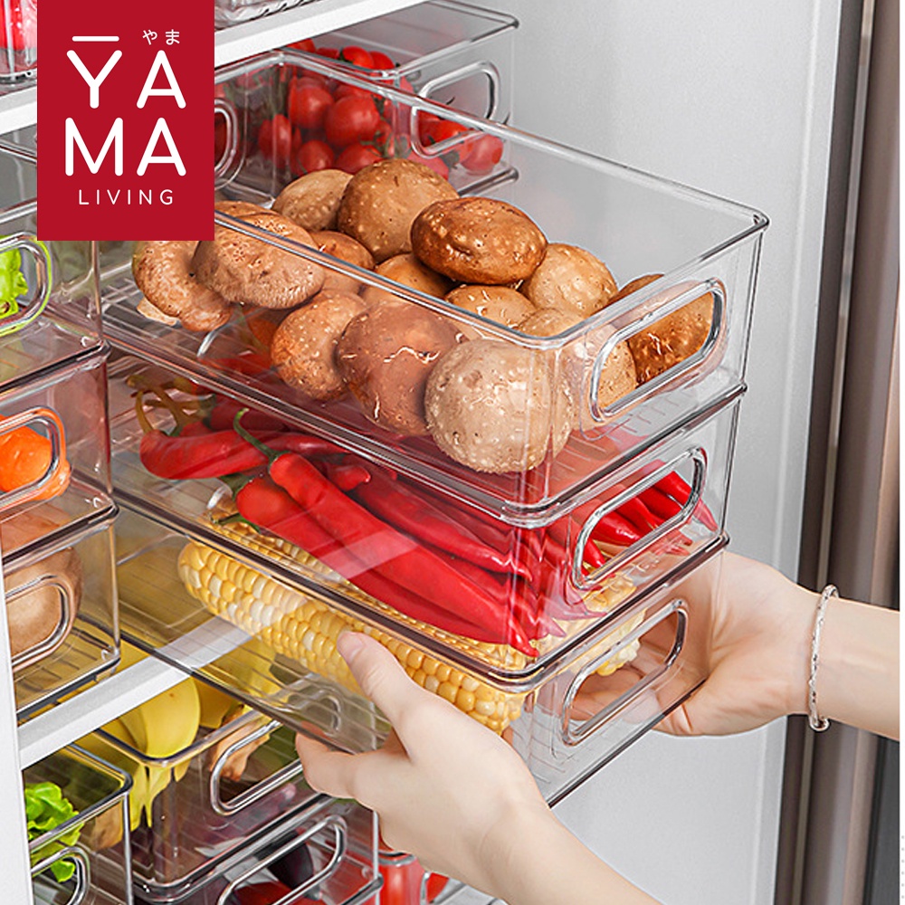 YAMA MARU Food Storage Organizer Kotak Kontainer Penyimpanan Makanan Kulkas Buah Sayur