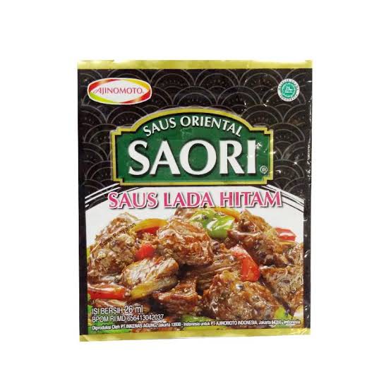 

Saori Saus Lada Hitam Sachet