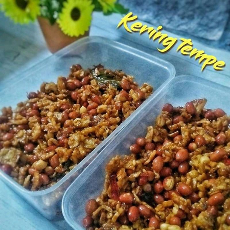 

(bisa cod) kering tempe murah enak gurih bergizi (plus kacang/tanpa kacang)