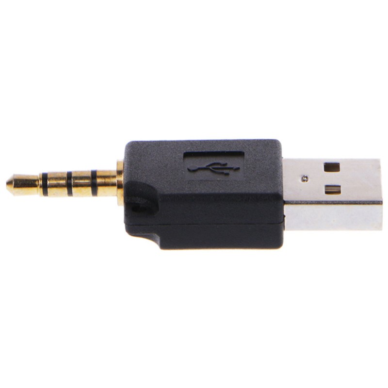 Cre Adapter Auxiliary 3.5mm Ke Usb 2.0 Male Aux Untuk Apple Ipod Shuffle 1st 2nd Mp3