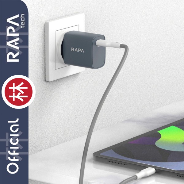 RAPAtech CH1013 - POWER I - PD20W Charger with USB-C to USB-C Cable