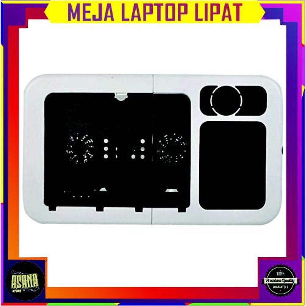 Jual MEJA LAPTOP LIPAT PORTABLE DENGAN KIPAS PENDINGIN - MEJA LAPTOP PORTABLE Limited