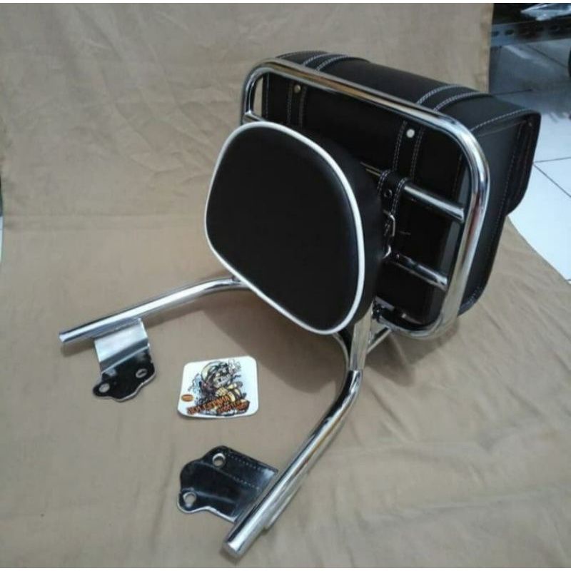 back rack yamaha fazio plus tas  aksesoris yamaha fazio terbaru