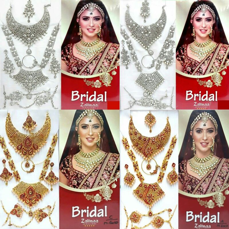 Bridal set pengantin/set pengantin india/aksesoris india/fashion ala india