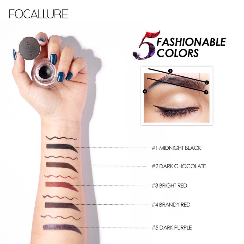 Focallure Staymax Smooth Eyeliner Gel FA135