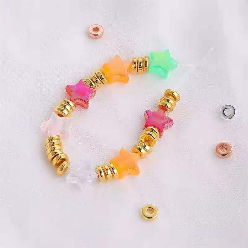 Manik-Manik Pembatas Spacer CCB Untuk Membuat Perhiasan Kalung Gelang DIY Harga/100-300Pc