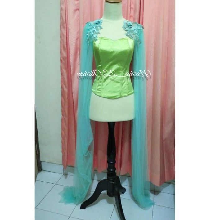 Sayap Pundak Pengantin/Cape Kebaya/Cape Gaun/Sayap Kebaya/Kebaya/Gaun