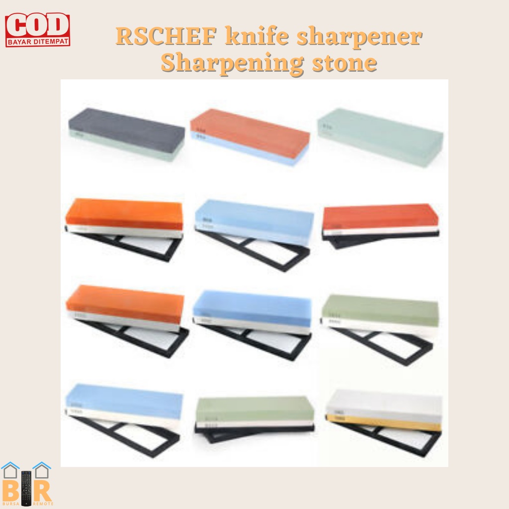 RSCHEF Alat Bantu Asah Poles Pisau Berbagai Ukuran Sharpening Stone