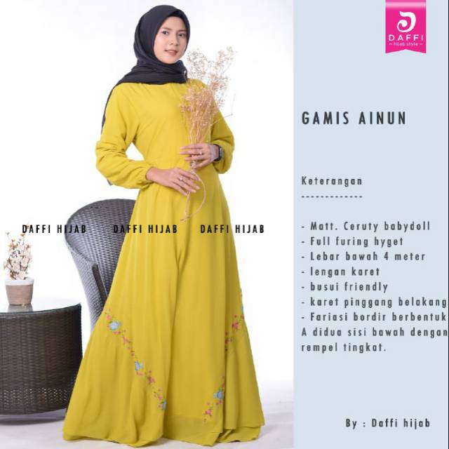 Gamis Ainun by Daffi Hijab Style