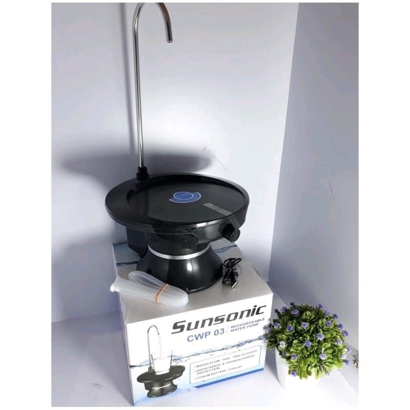 pompa galon air elektrik / water dispenser electric pump SUNSONIC CWP-3