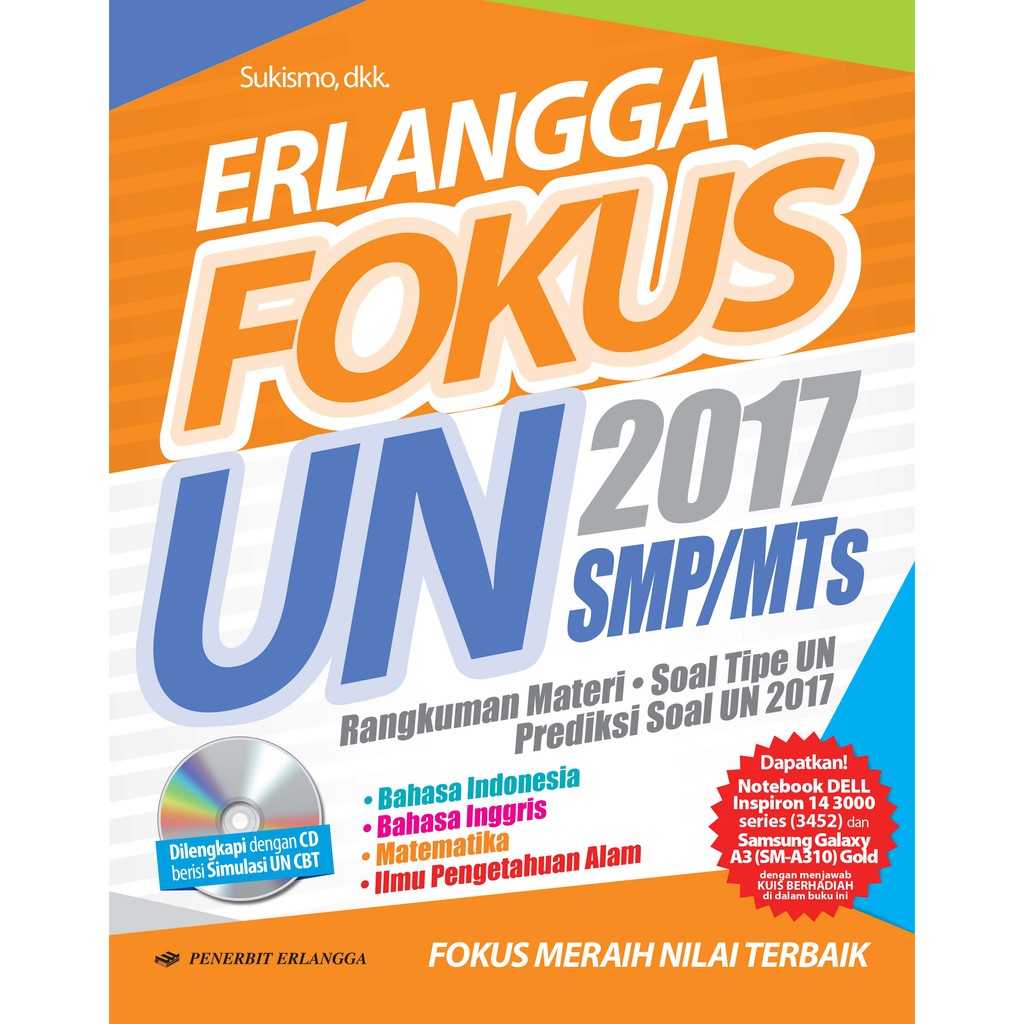 Buku ERLANGGA FOKUS UN 2017 SMP/MTS - 0033000440