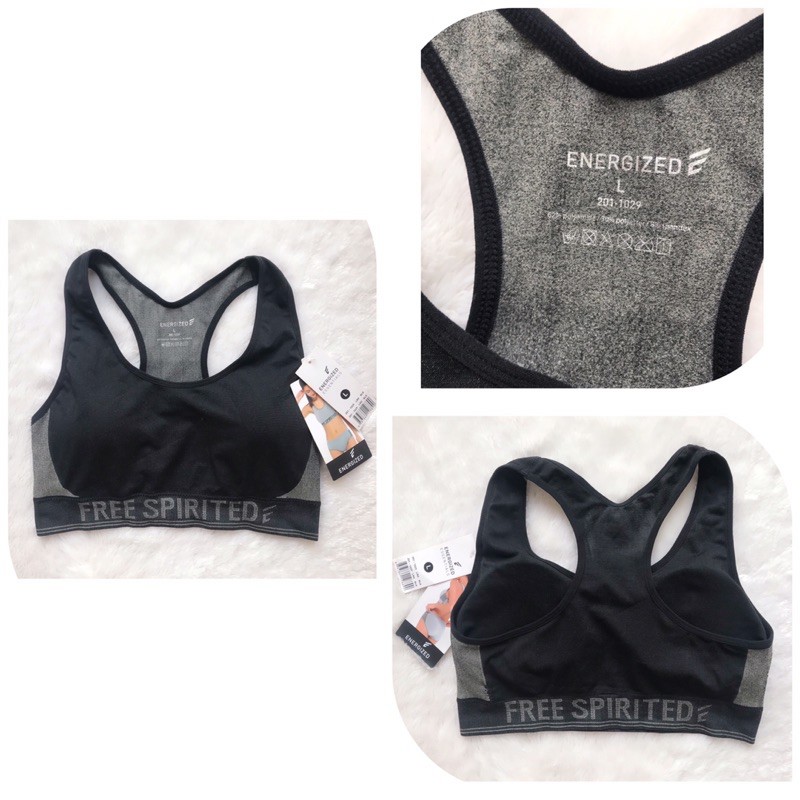 energized sport bra 201-1029 original full label sale