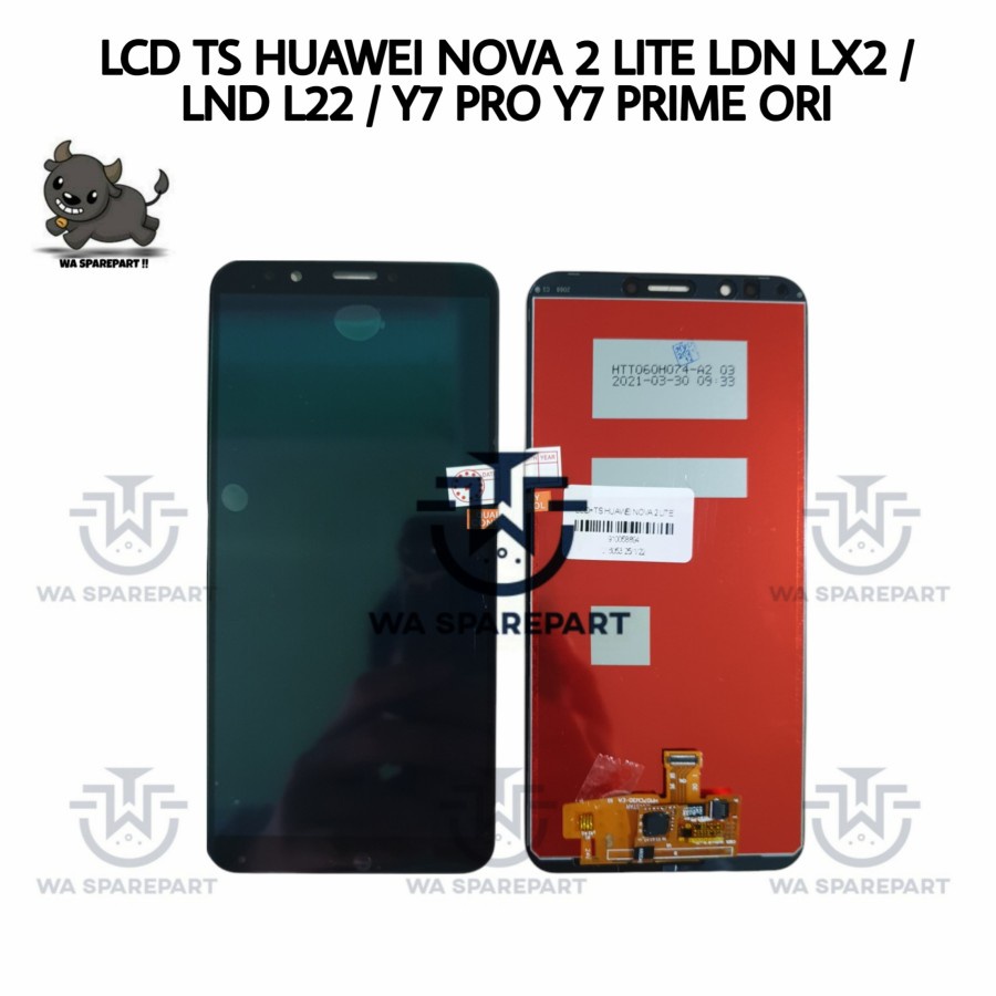 LCD TOUCHSCREEN HUAWEI NOVA 2 LITE LDN LX2 / LND L22 / Y7 PRO/ Y7 PRIME ORIGINAL
