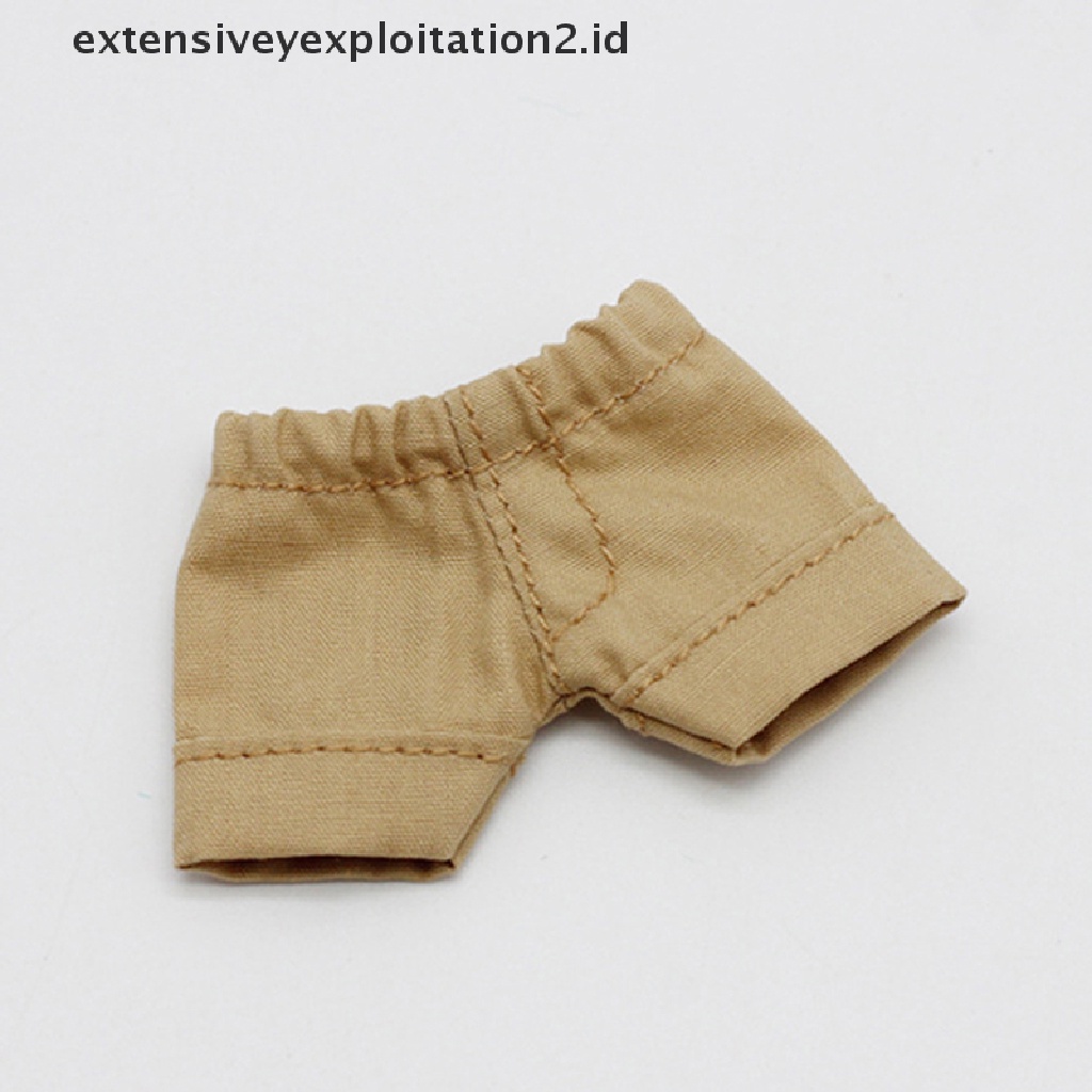 ID 1/12 Doll Accessories Jeans Shorts Doll Trousers for OB11 Dolls Clothes .