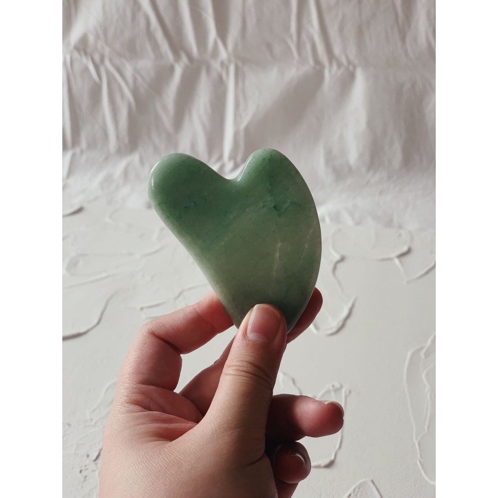 Gua Sha Jade Massage Tool (For Face and Body) by ALINEA