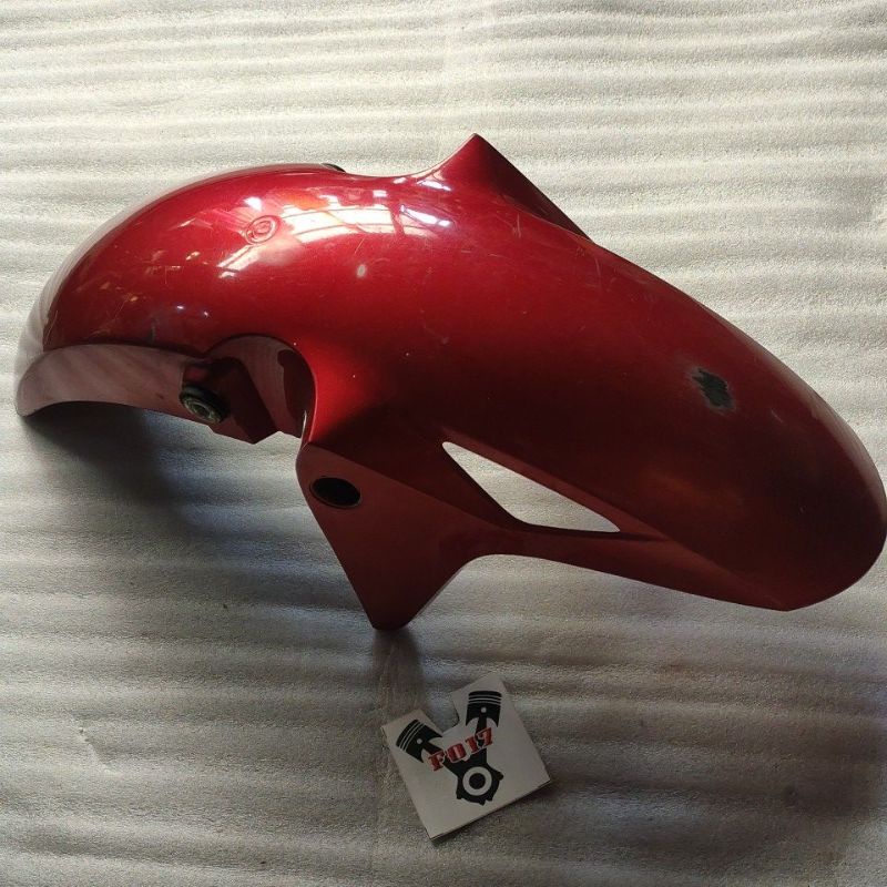 Spakbor slebor sepakbor depan Honda CB 150 r old merah asli original