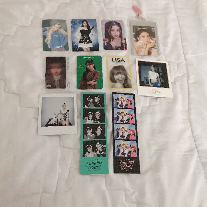 Take all photocard pc jisoo jennie lisa rose hanbok summer diary withdrama kpopmerch pb 4+1
