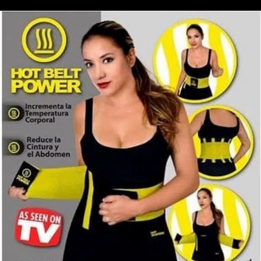 Korset Hot Shaper Belt Power Kuning - Sabuk Pembakar Lemak