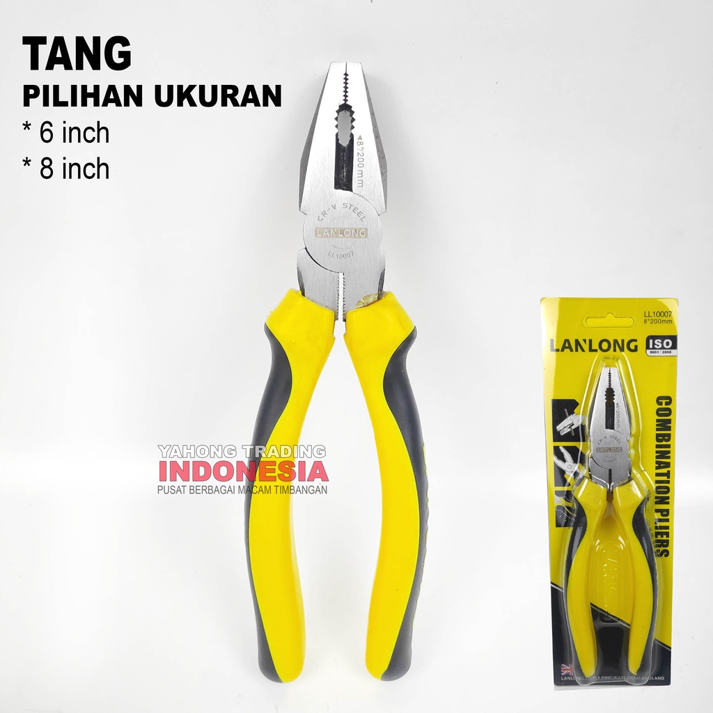 Tang Kombinasi Ukuran 6&quot; inch 8&quot; inch LANLONG