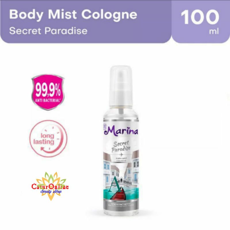 Marina Body Mist Cologne Secret Paradise 100ml