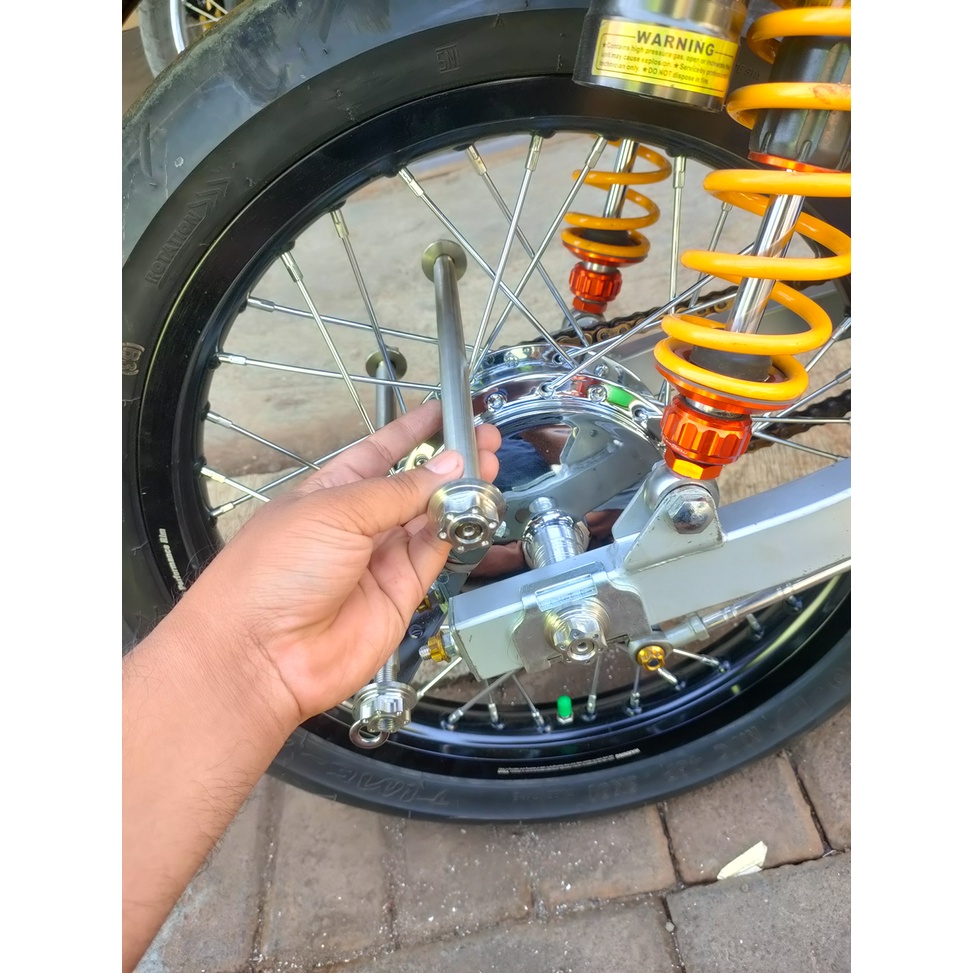 As Roda Velg Tromol Belakang Arem Kaze Motif Segi 6