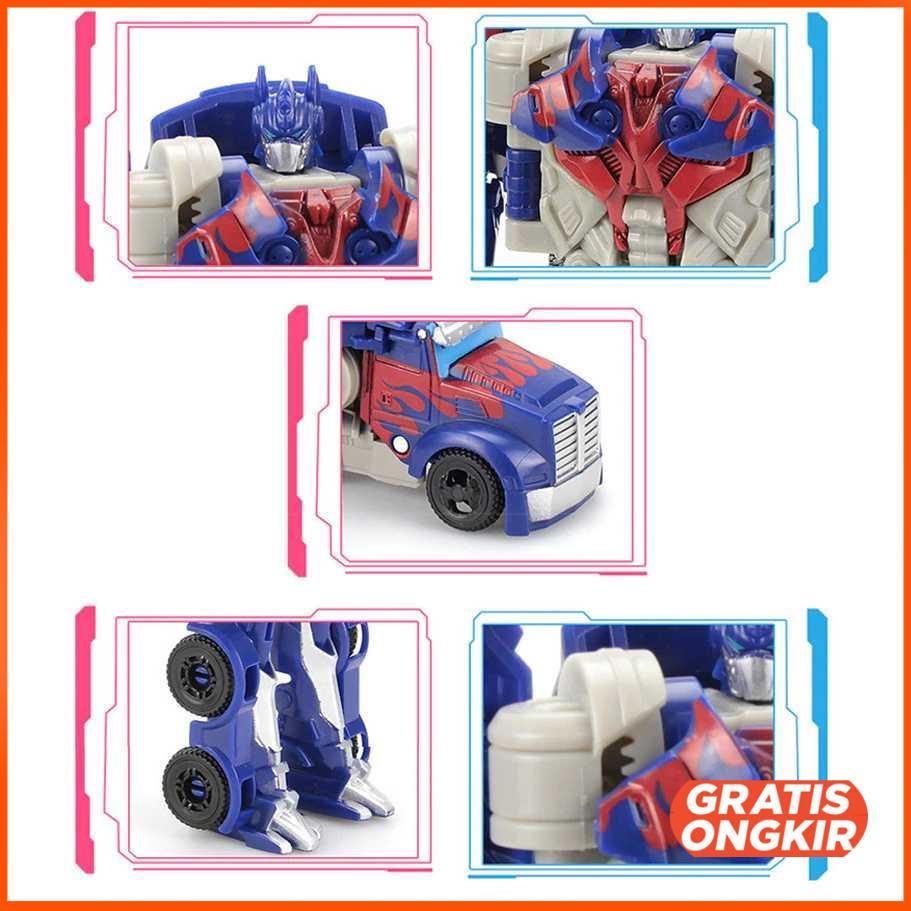 Mainan Mobil Action Figure Transformer Robot JY675A