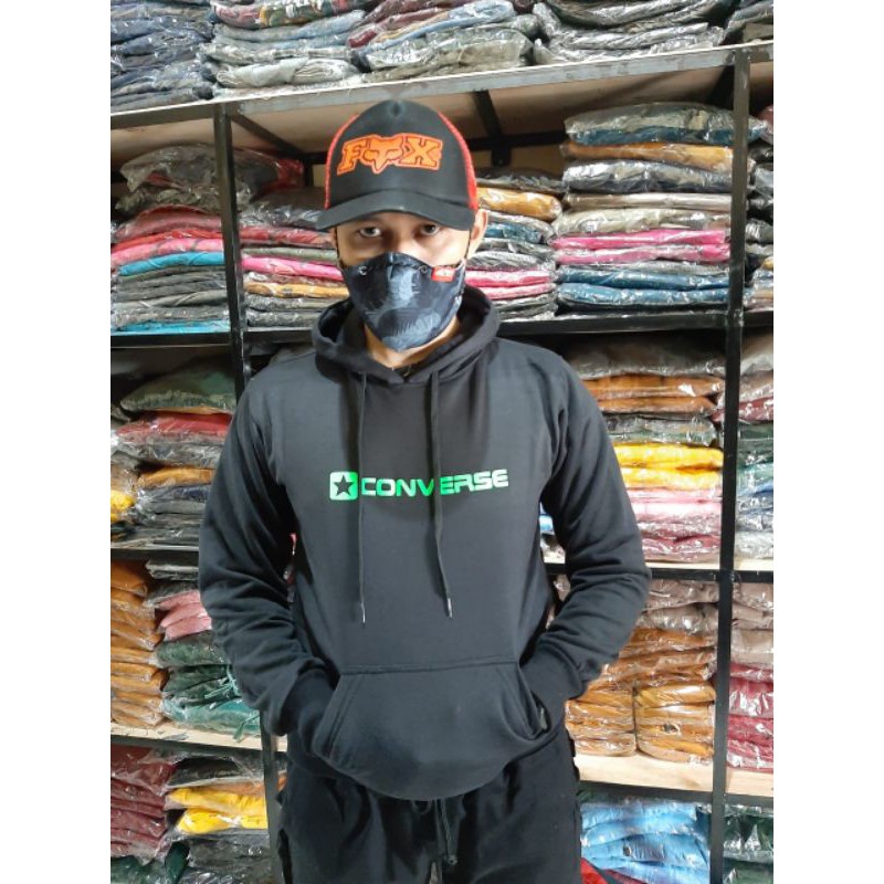[ BISA COD ] JAKET HOODIE CONVERSE SEPATU JAKET DISTRO TERBARU