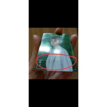 Photocard BTS Jin Damage