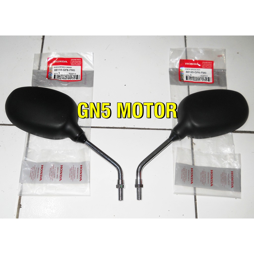 SEPASANG KACA SPION HONDA WIN 100 WIN100 ORISINIL AHM ORIGINAL 88120-GF6-FM0 88110-GF6-FM0