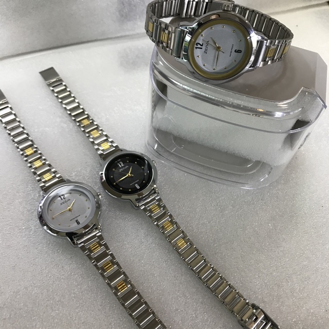 JAM TANGAN WANITA ZEIVA RANTAI COMBI ORIGINAL WATER