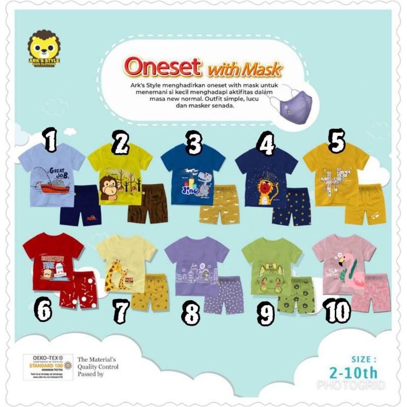 Oneset With Mask by Arkstyle