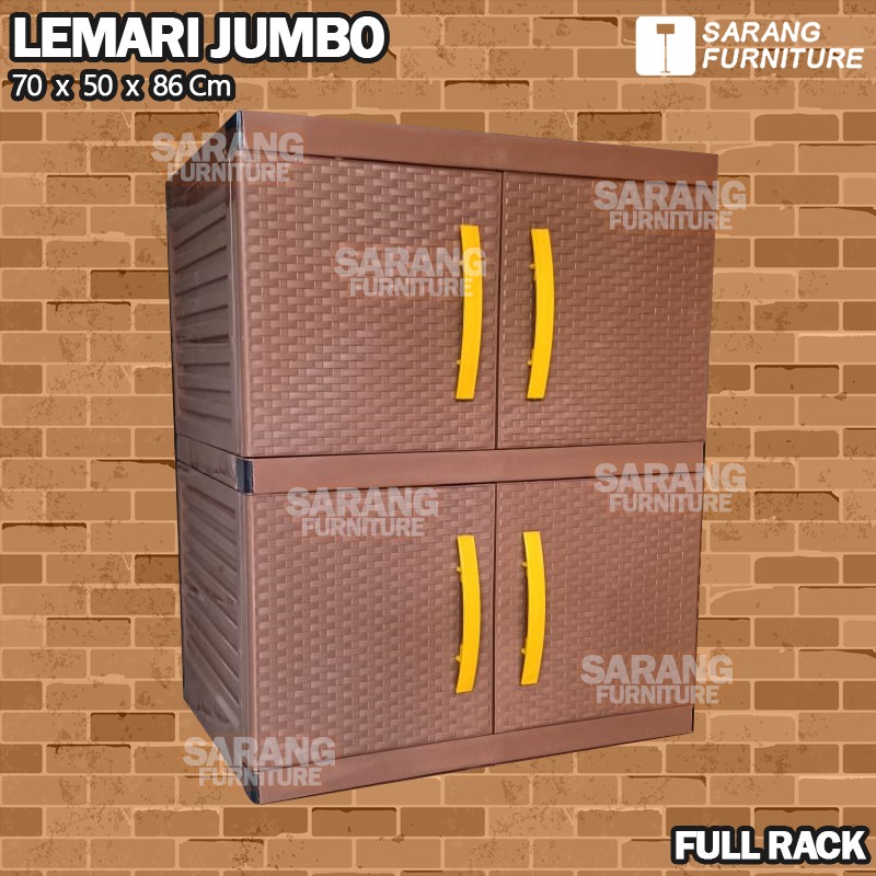 JUMBO! LEMARI PAKAIAN PLASTIK 2 SUSUN LEMARI PLASTIK MY TOP LEMARI PINTU JUMBO LEMARI LEMARI PAKAIAN MY TOP JUMBO
