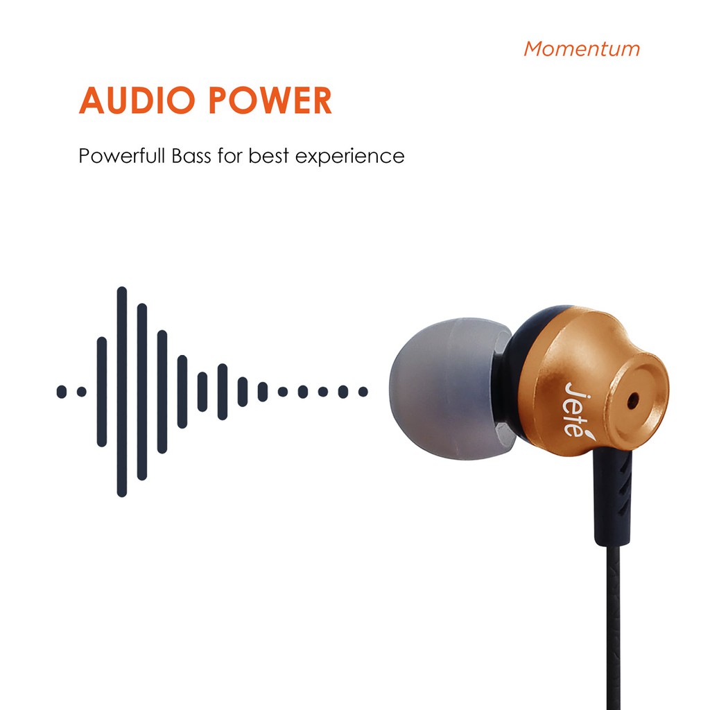 Headset Earphone JETE Momentum - Garansi 2 Tahun