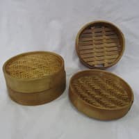 Tempat Dimsum  Anyaman 15cm Satuan