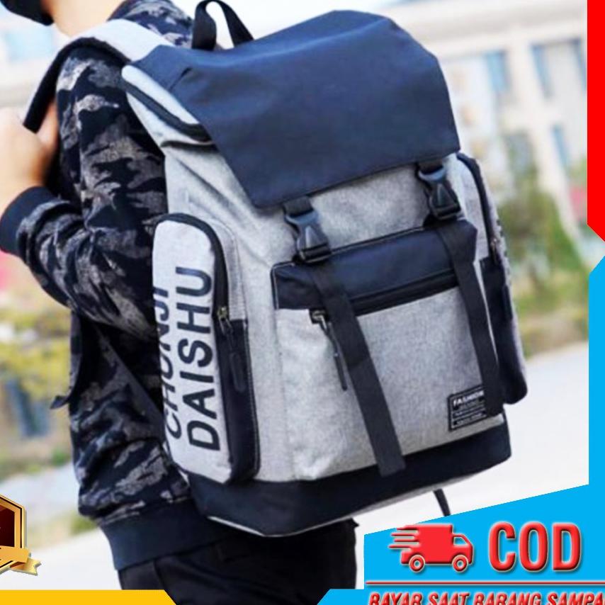 ♫ Tas Ransel Cowok Import / Tas Ransel Pria Murah / Tas Ransel Laptop Pria / Tas Ransel Import ✤