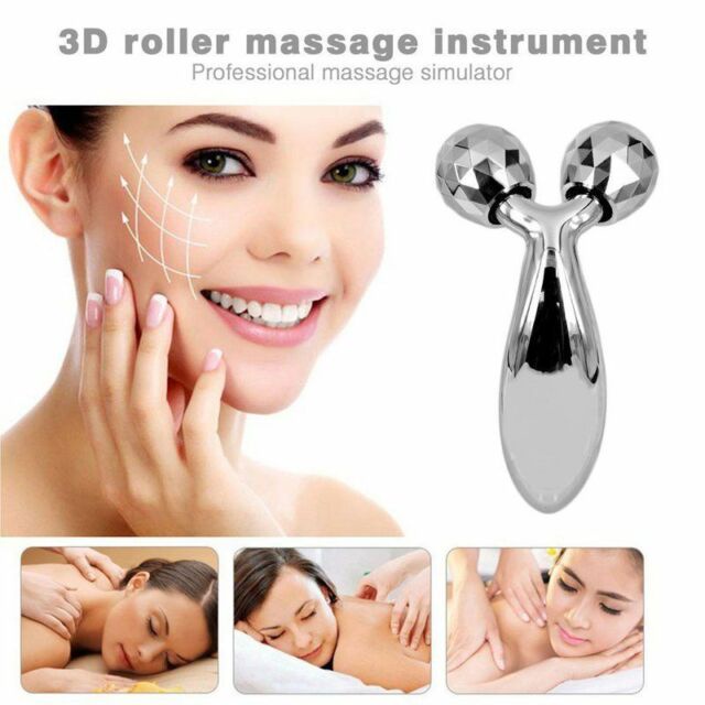 Penirus Pipi Pengencang Wajah Face Lift v Shape Roller MASSAGER 3D Relaksasi Terapi Sirkulasi Darah