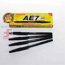 pulpen standard AE7 hitam