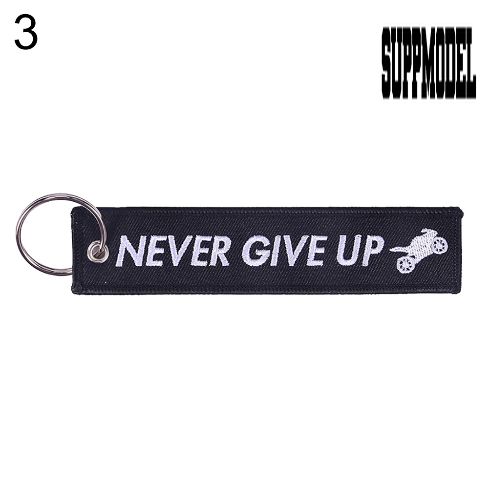 Suppmodel Gantungan Kunci Bentuk Hati Motif Bordir Tulisan