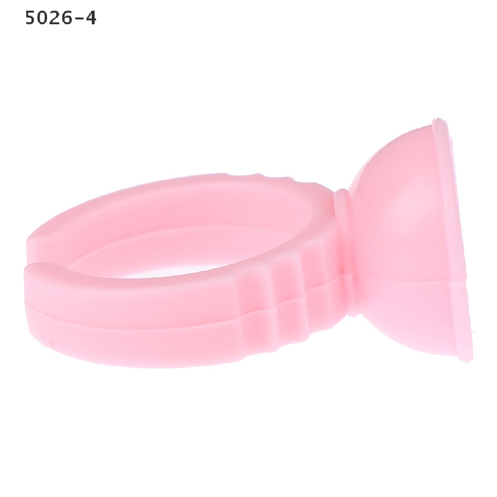 5026-4 100Pcs Disposable Eyelash Extension Glue Rings Glue Holder Glue Container  5026-4