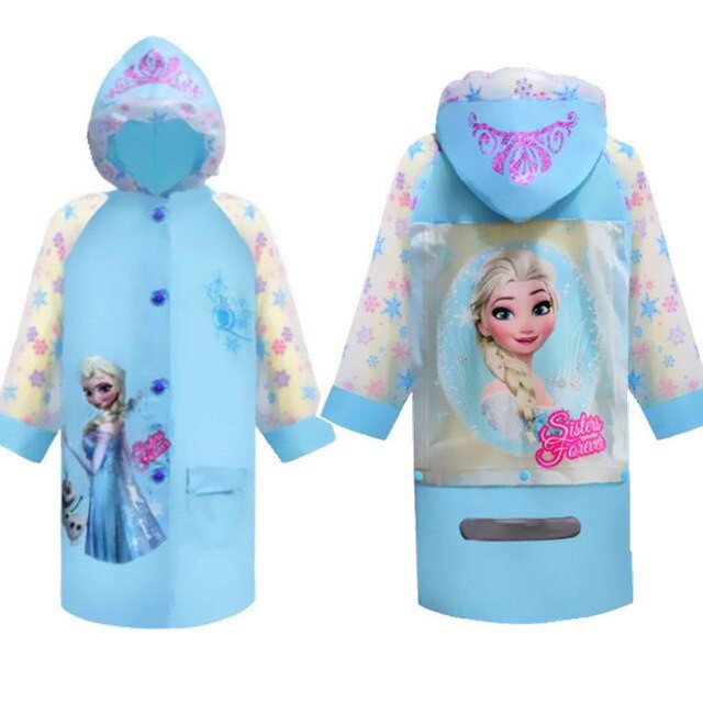 Jas Hujan Anak Motif Disney Avenger, Spiderman, Frozen Ukuran Besar