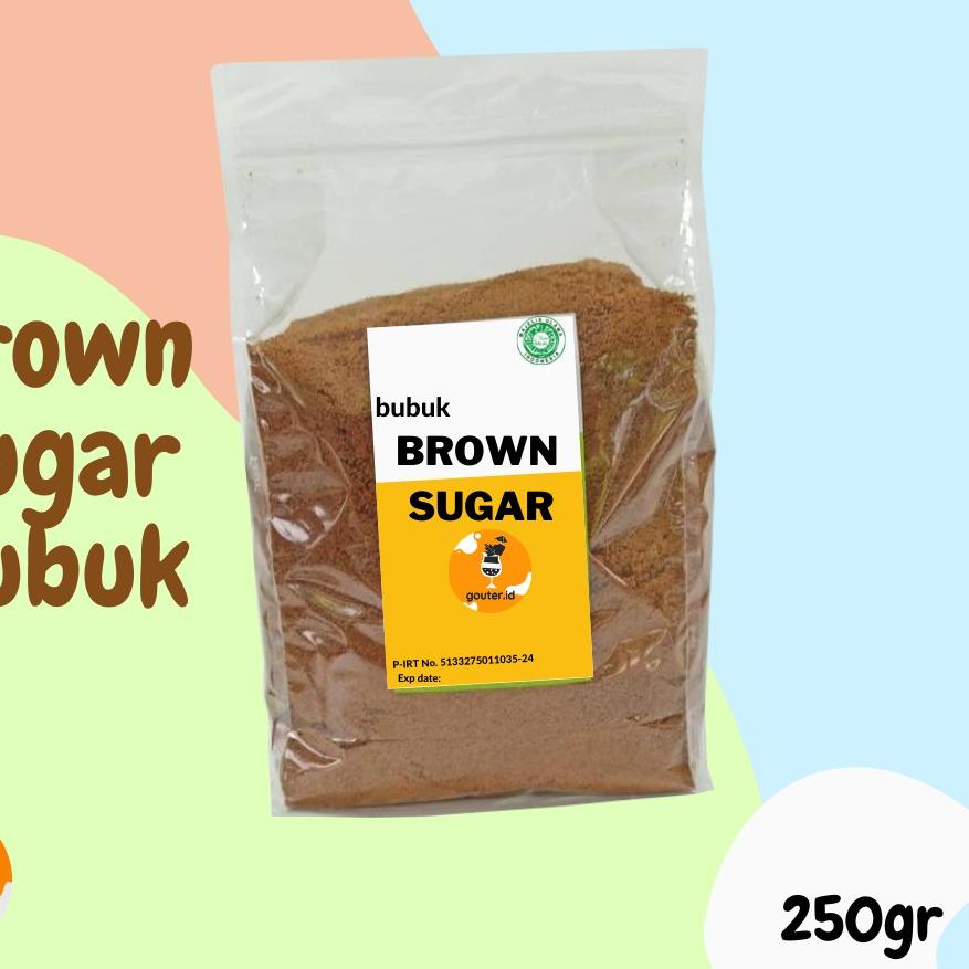 

Pasti Laris BROWN SUGAR BUBUK 250GR / GULA PALM / GULA AREN / GULA HALUS / GULA MERAH / COCONUT SUG