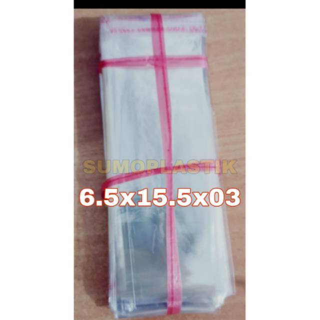 

PLASTIK OPP LEM 6.5x15x03
