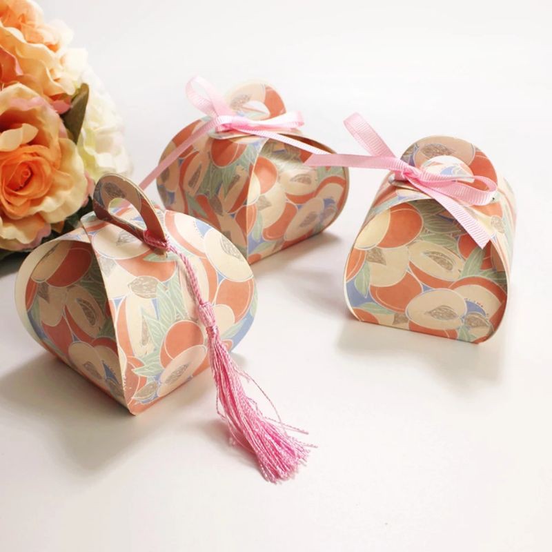 

Small multi function box colorful box with tassel