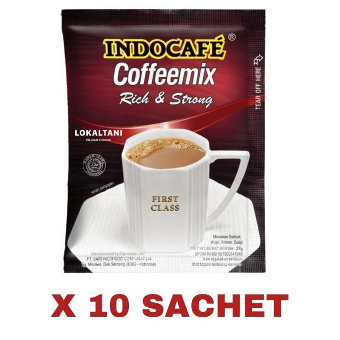 

Indocafe Coffeemix Rich & Strong 10 SASET / Kopi Saset Instan