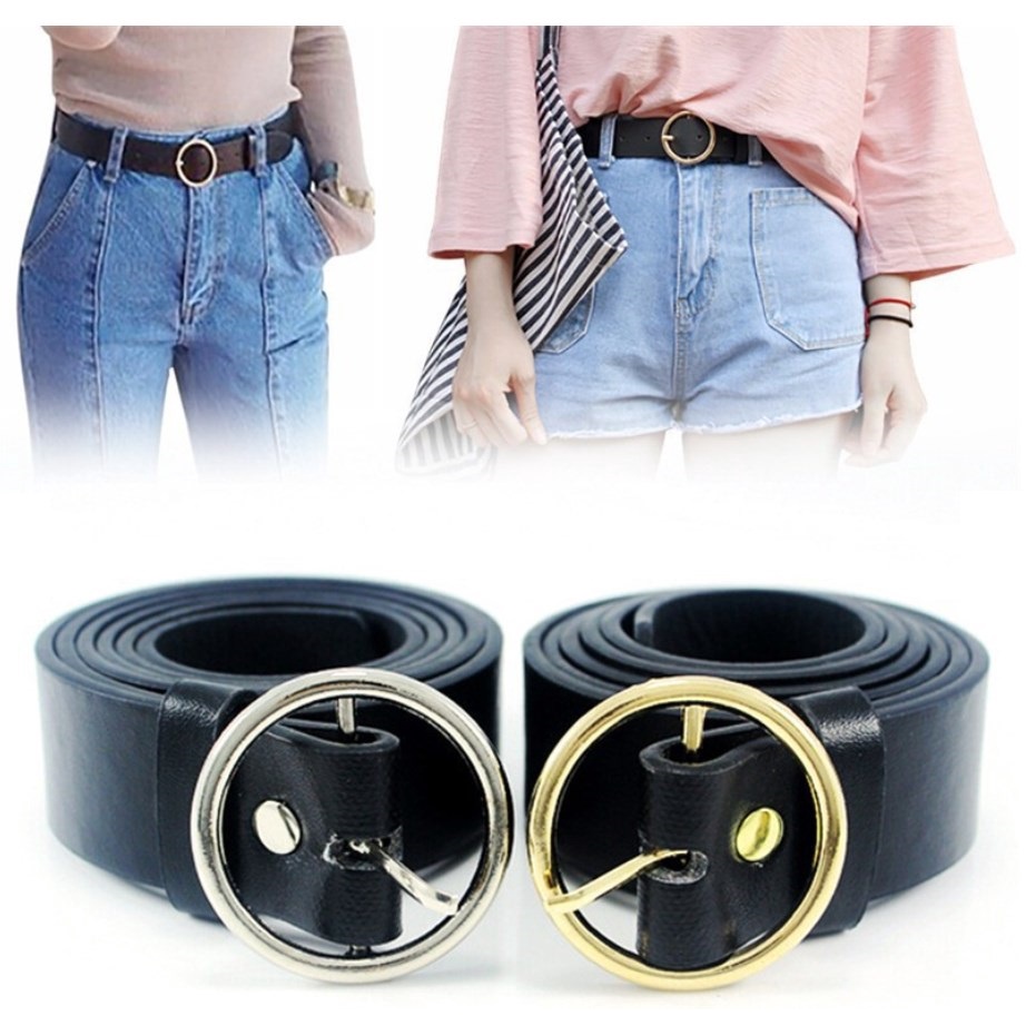 REJECT!! Ikat Ban Pinggang Wanita C1 Korea Fashion Kulit PU Sabuk Aksesoris Fashion Cewe Womens BelT