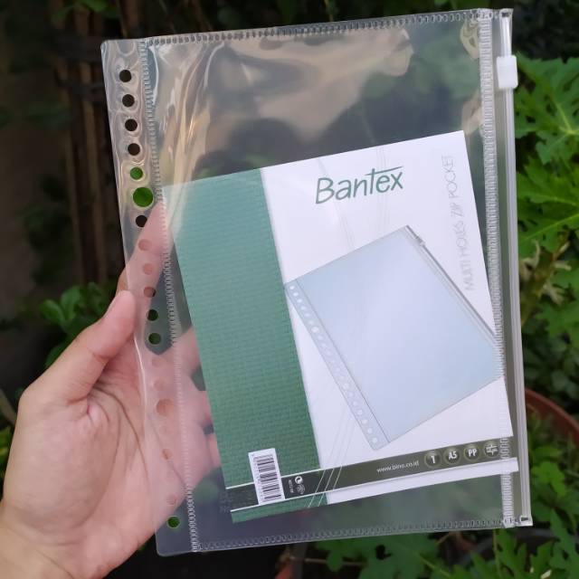 

ZIP POCKET BANTEX A5 (20ring)