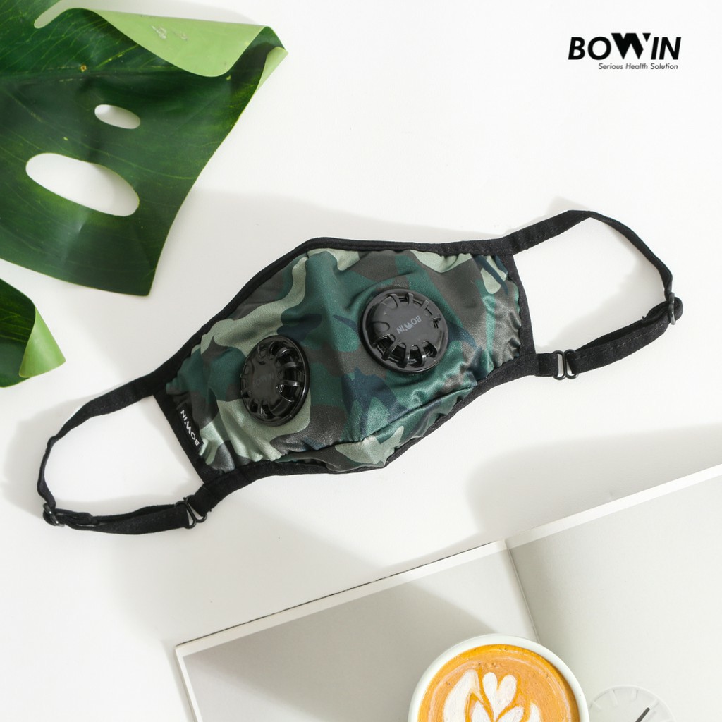 Bowin Masker N99 CV  Special Edition Masker Motor  Masker Polusi ARMY