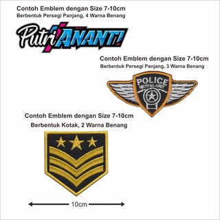  CUSTOM  LOGO BORDIR  PATCH PESAN LOGO SENDIRI BORDIR  